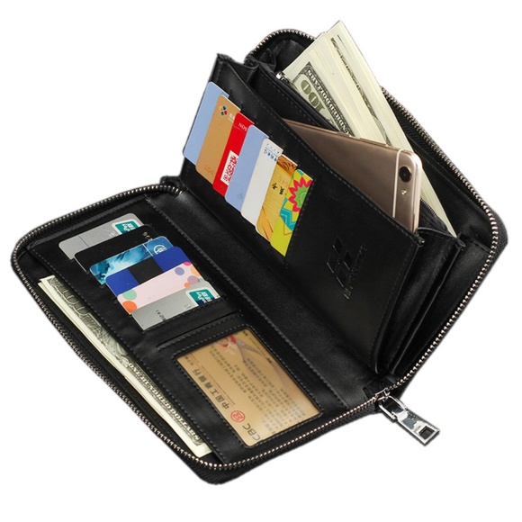 Crocodile Print Women Men Phone Clutch Wallet - Picture 2 of 7